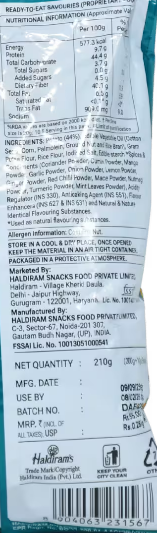 Aloo Bhujia Haldirams Basket Deliveries