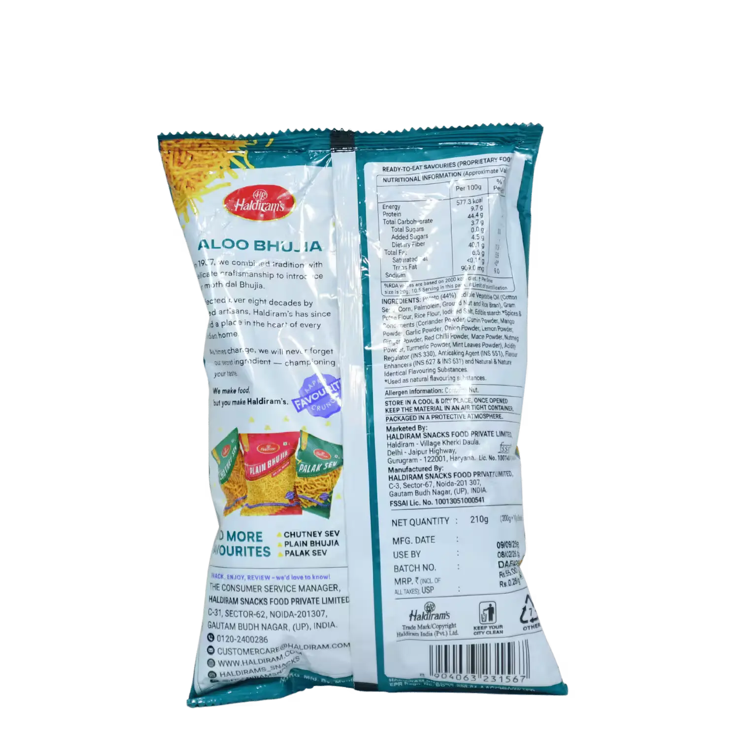 Aloo Bhujia Haldirams Basket Deliveries