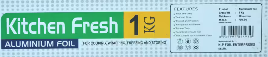 Aluminum Foil Kitchen Fresh Cooking Basket Deliveries