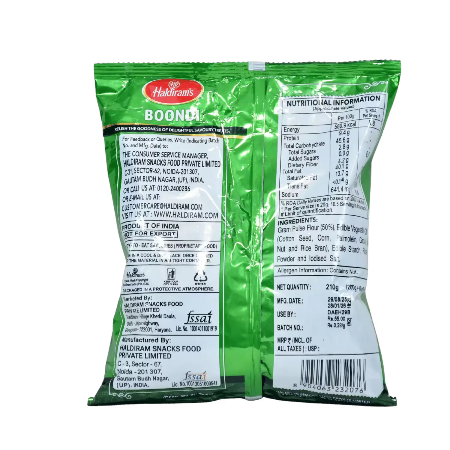Boondi Haldirams Basket Deliveries