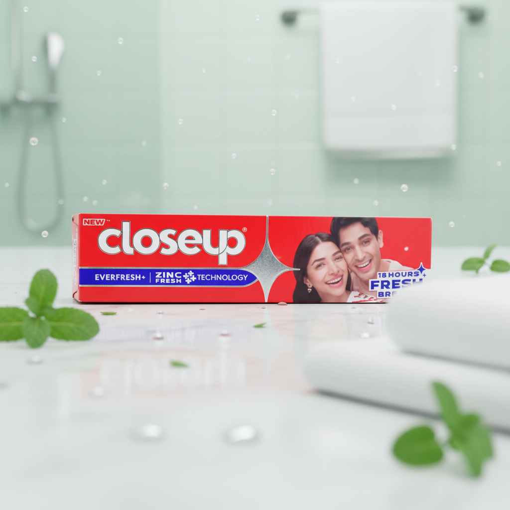 Closeup Everfresh Plus Zinic Fresh Toothpaste Basket Deliveries