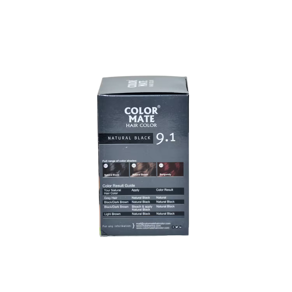 Color Mate Hair Color Natural Black 9.1 Basket Deliveries