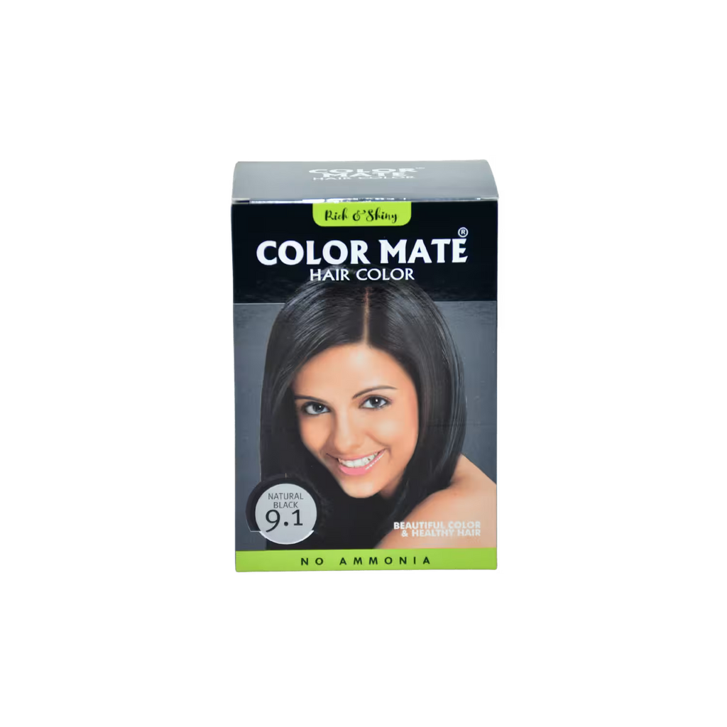 Color Mate Hair Color Natural Black 9.1 Basket Deliveries