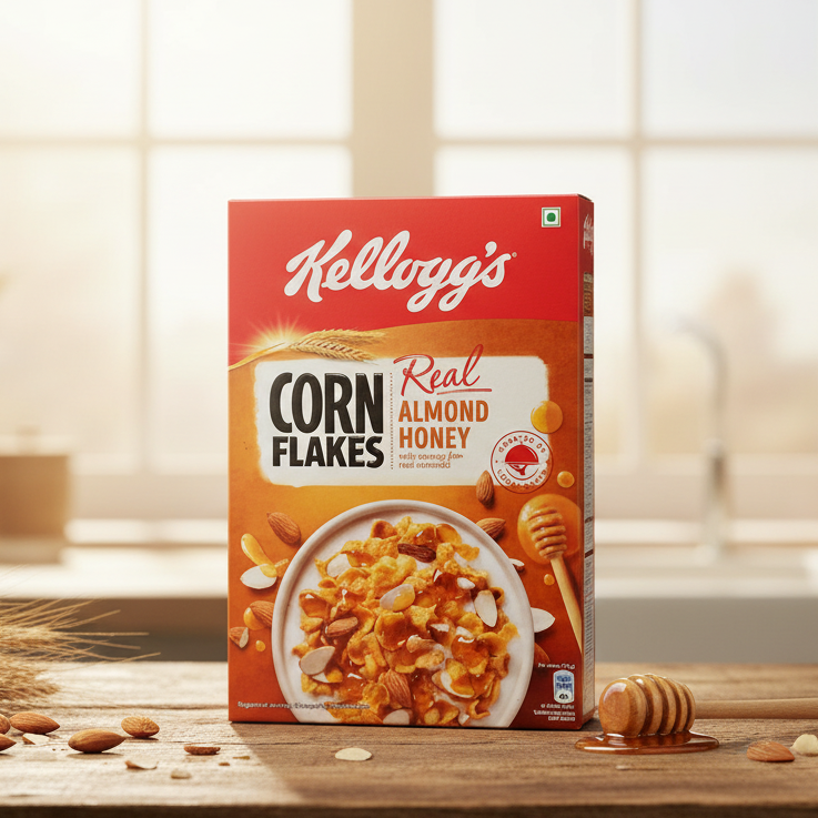 Corn Flakes Almond Honey Kelloggs Basket Deliveries
