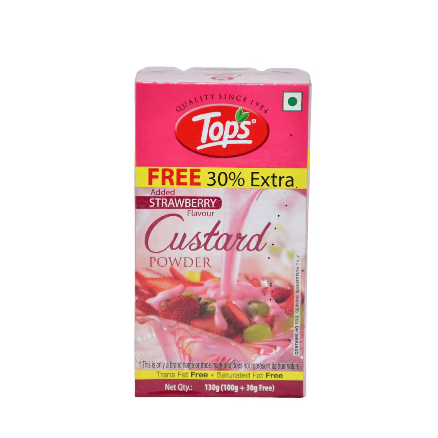Custard Powder Strawberry Flavour Tops Basket Deliveries
