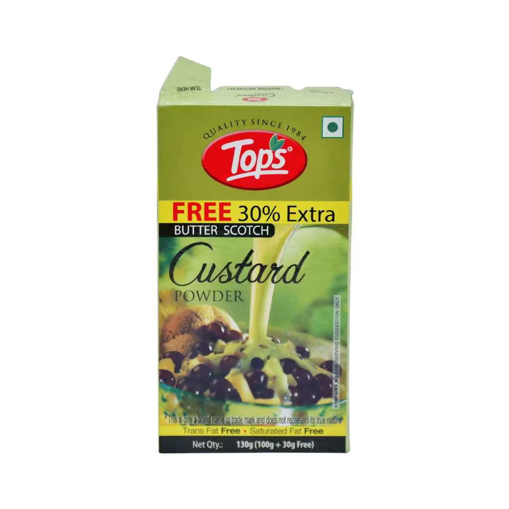 Custard Powder Tops Butter Scotch Basket Deliveries
