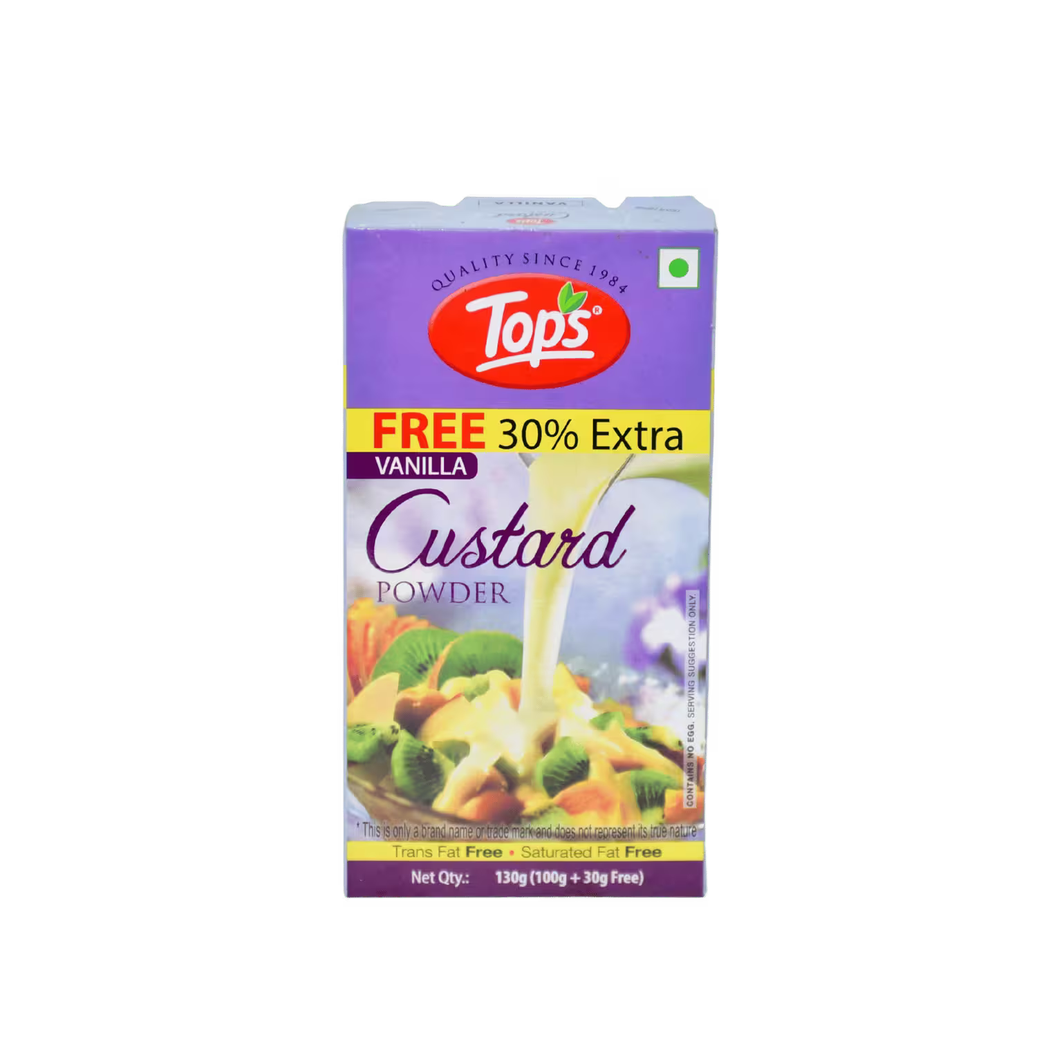 Custard Powder Tops Vanilla Basket Deliveries