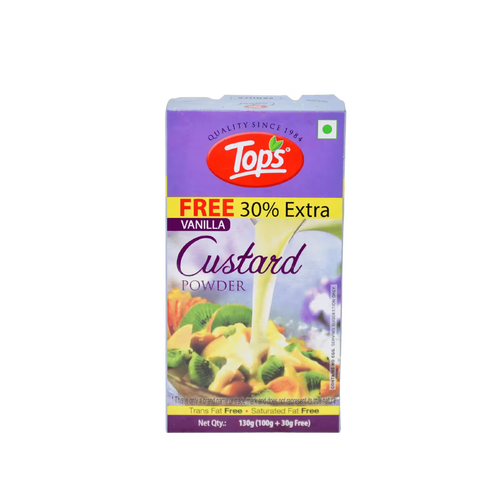 Custard Powder Tops Vanilla Basket Deliveries