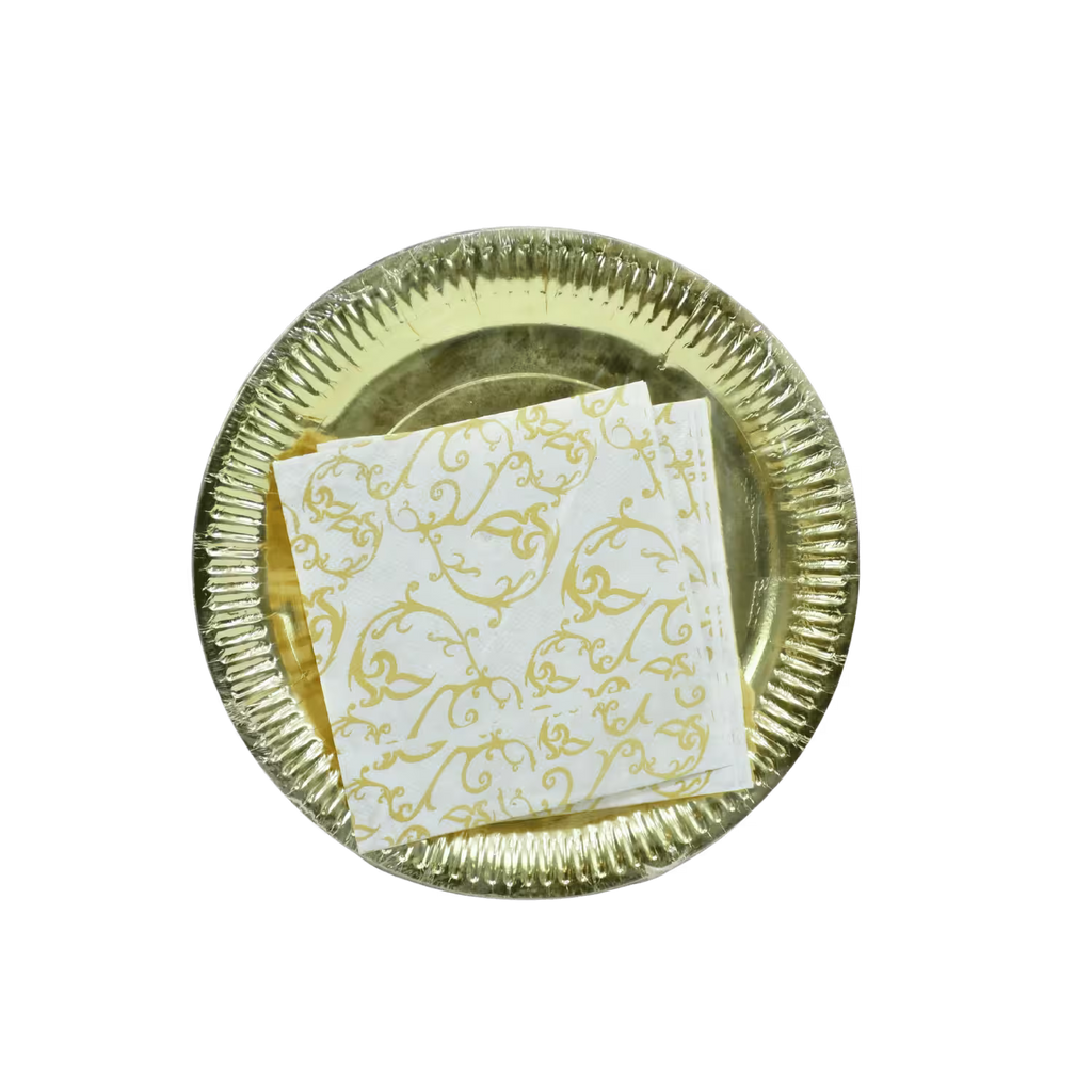 Disposable Plates Yellow Basket Deliveries