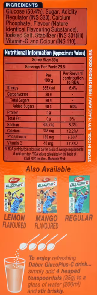 Glucoplus C Dabur Basket Deliveries