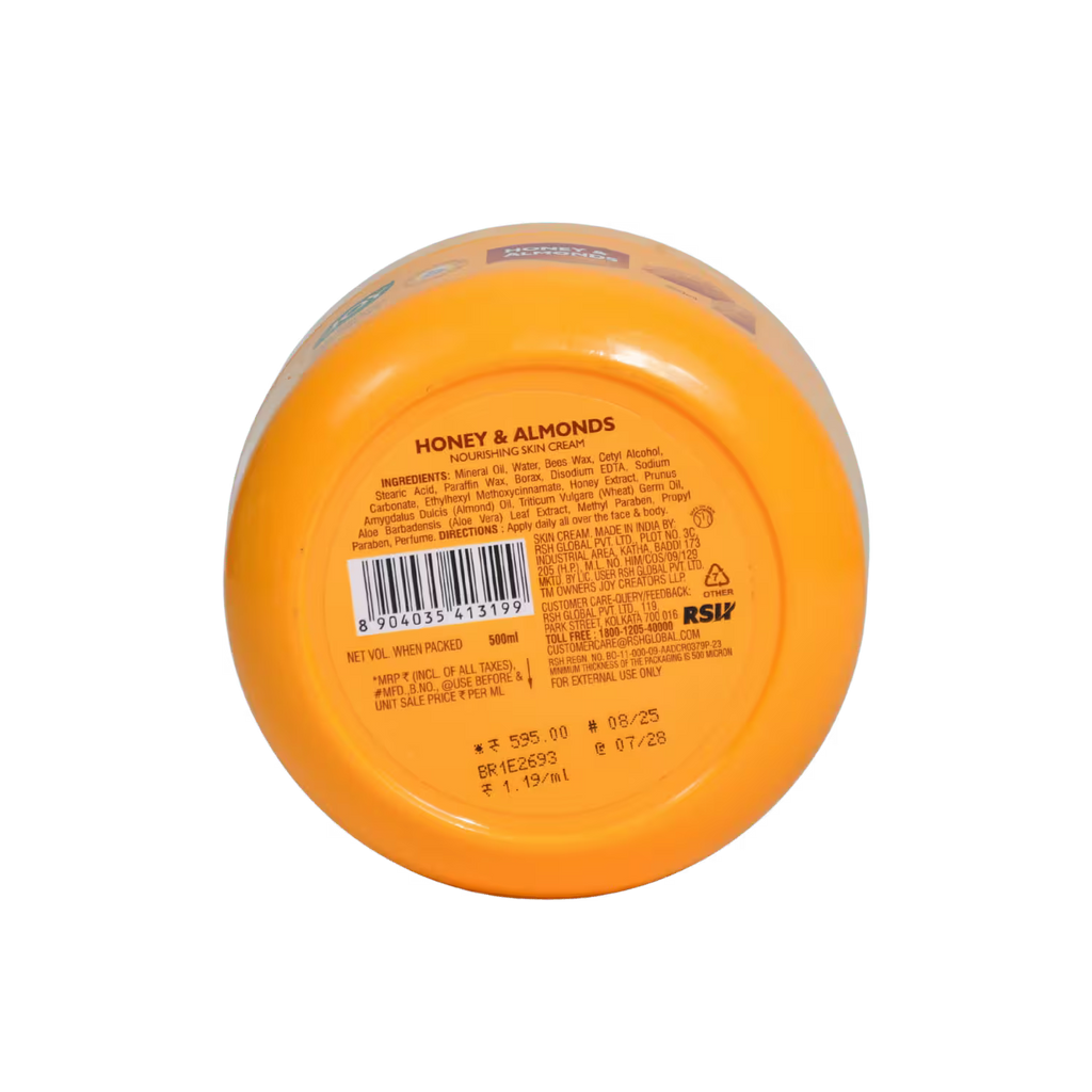 Honey and Almonds Skin Cream Joy Basket Deliveries