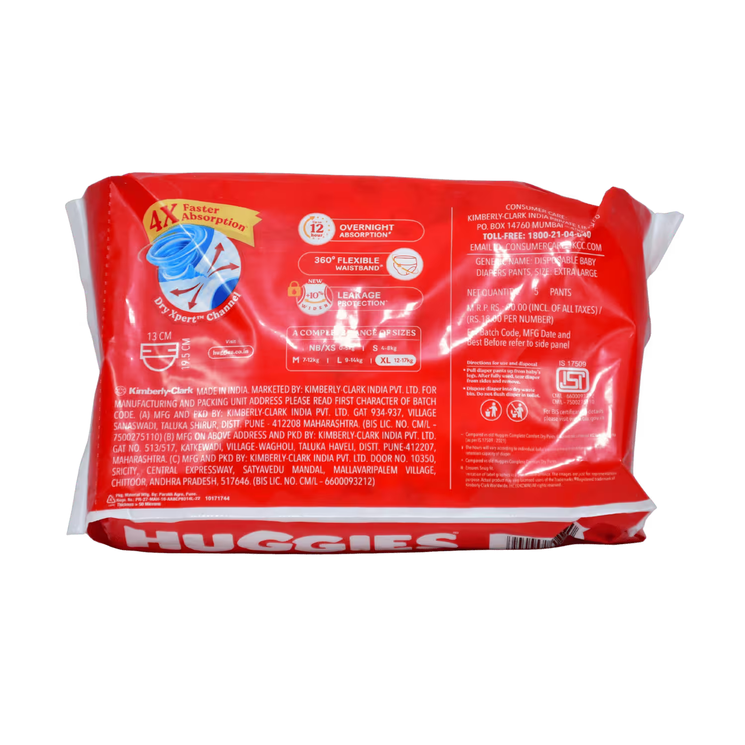 Huggies 5 Pants XL Basket Deliveries