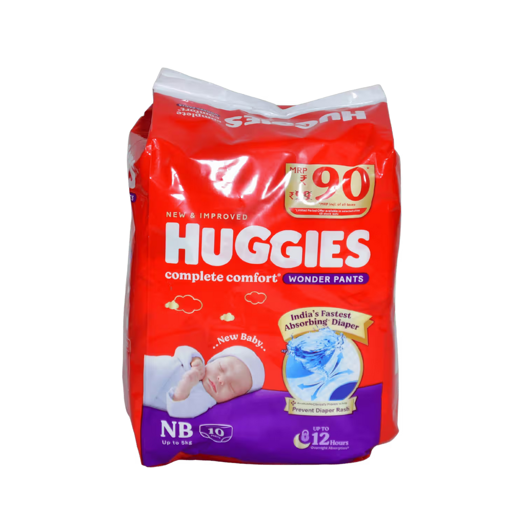 Huggies New Born 10 Pants Basket Deliveries