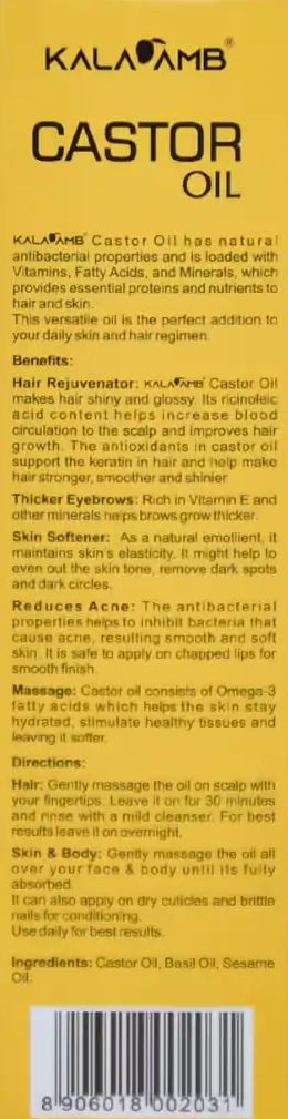  Kala amb Castor Oil Basket Deliveries