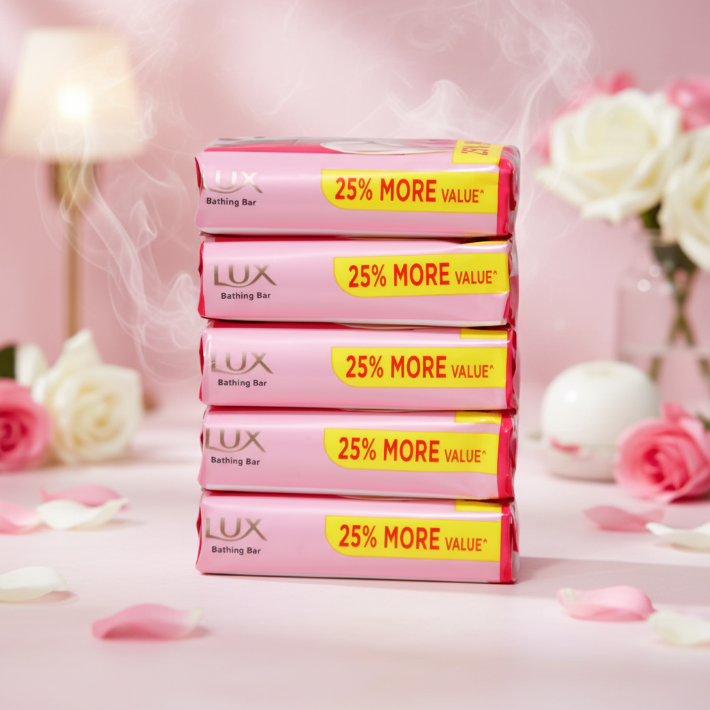 Lux Rose Soap Basket Deliveries