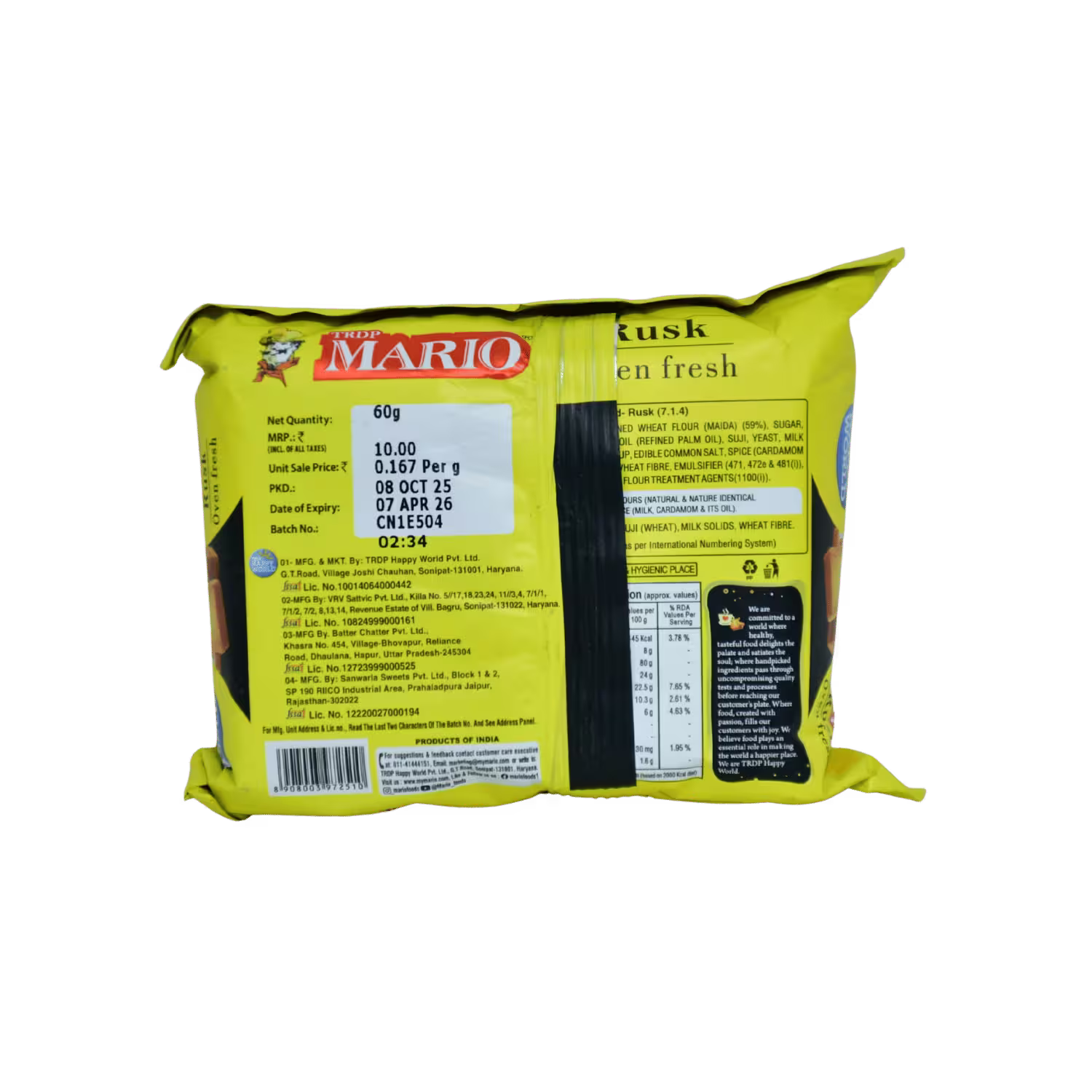 Mario Rusk Basket Deliveries