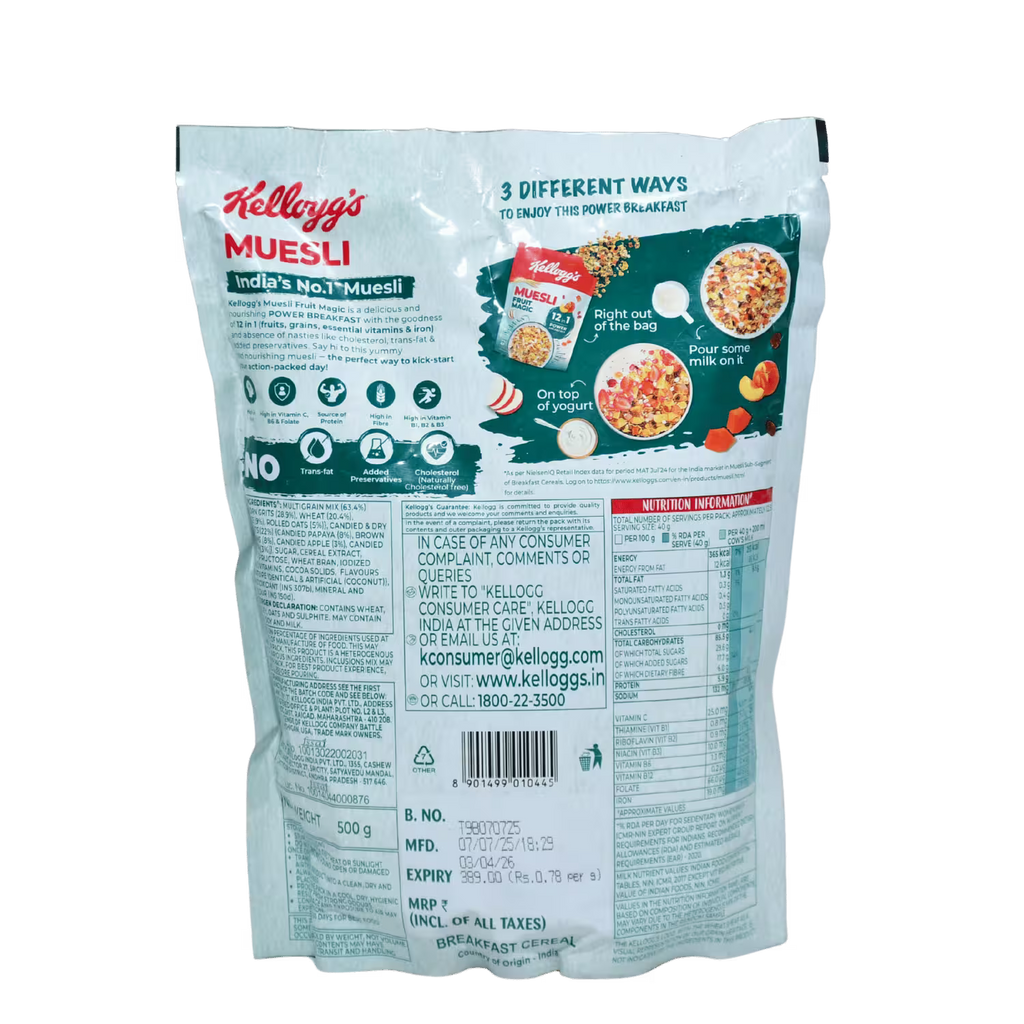 Muesli Fruit Magic Kelloggs Basket Deliveries
