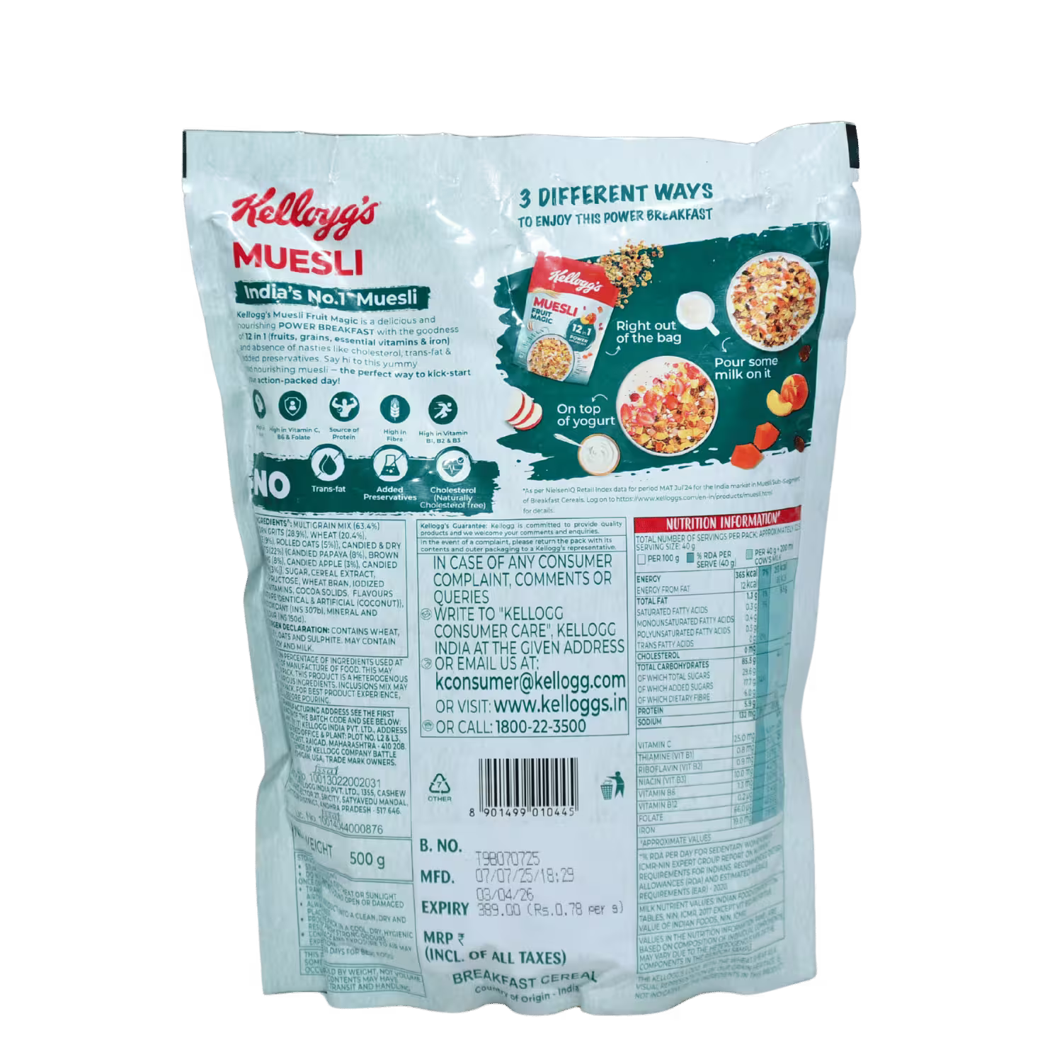 Muesli Fruit Magic Kelloggs Basket Deliveries