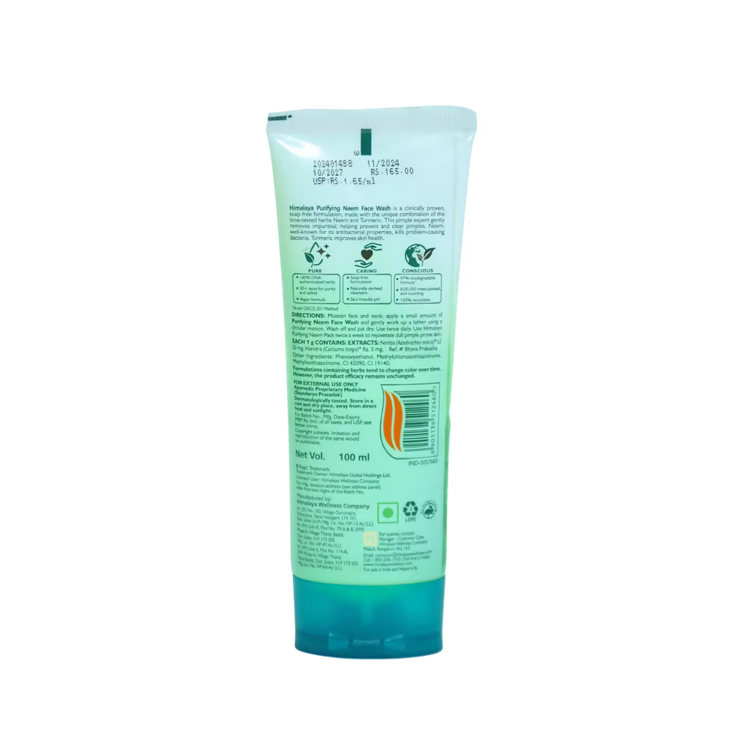 Neem Face Wash Himalaya Basket Deliveries