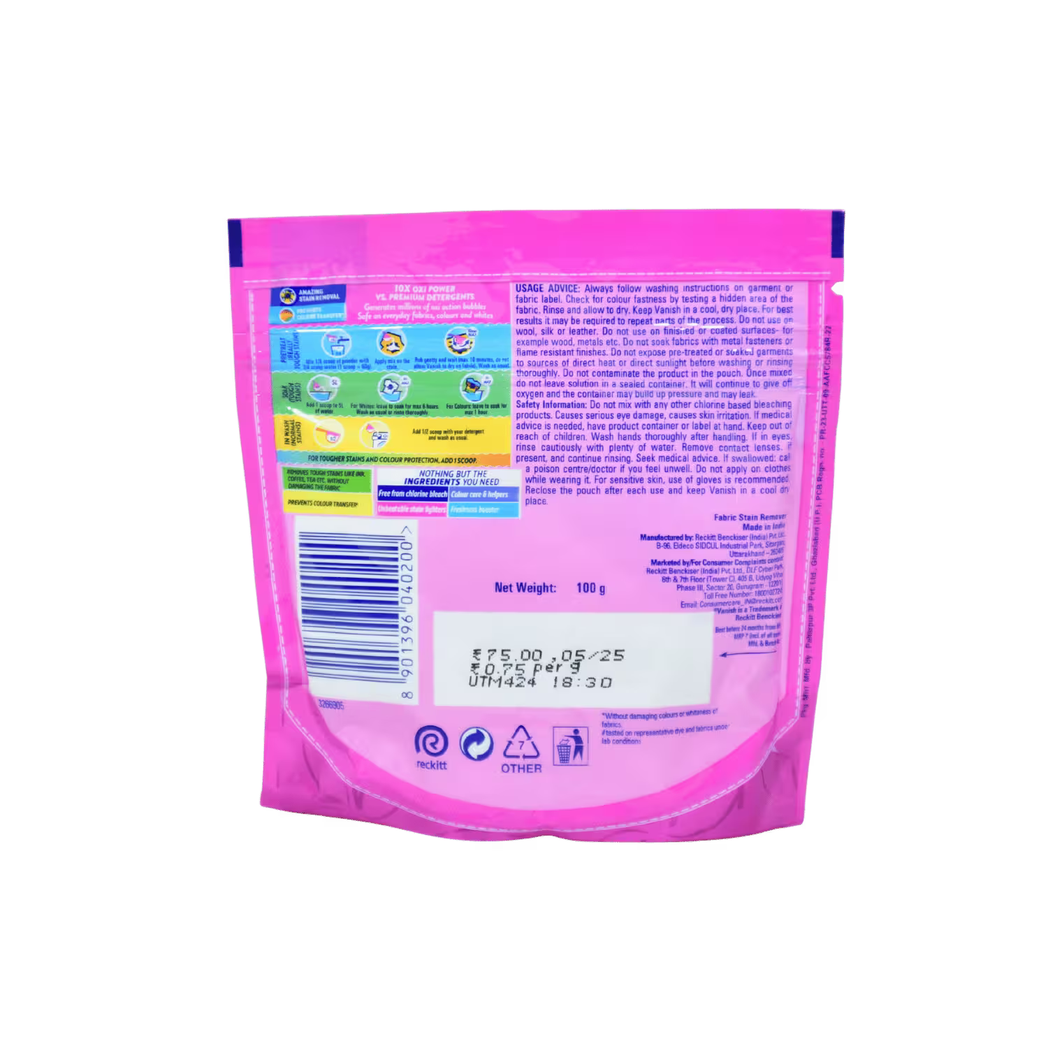 Oxi Action Washing Powder Basket Deliveries