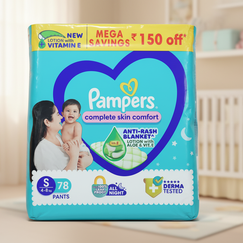 Pampers 78 Pants Small Basket Deliveries