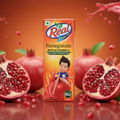 Front Real Pomegranate Drink Basket Deliveries