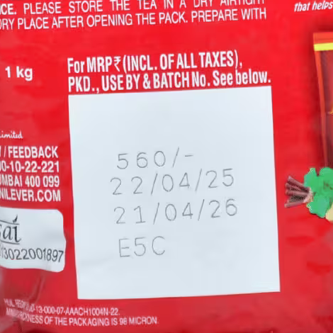 Red Label Brooke Bond Basket Deliveries