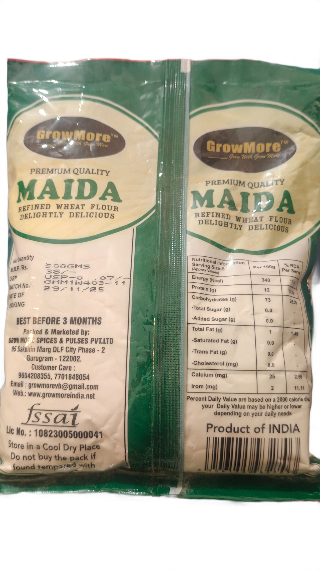 MAIDA REFINED WHEAT FLOUR DELIGHTLY DELICIOUS ATTA