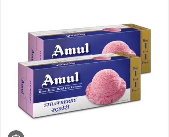 AMUL STRAWBERRY ICE CREAM