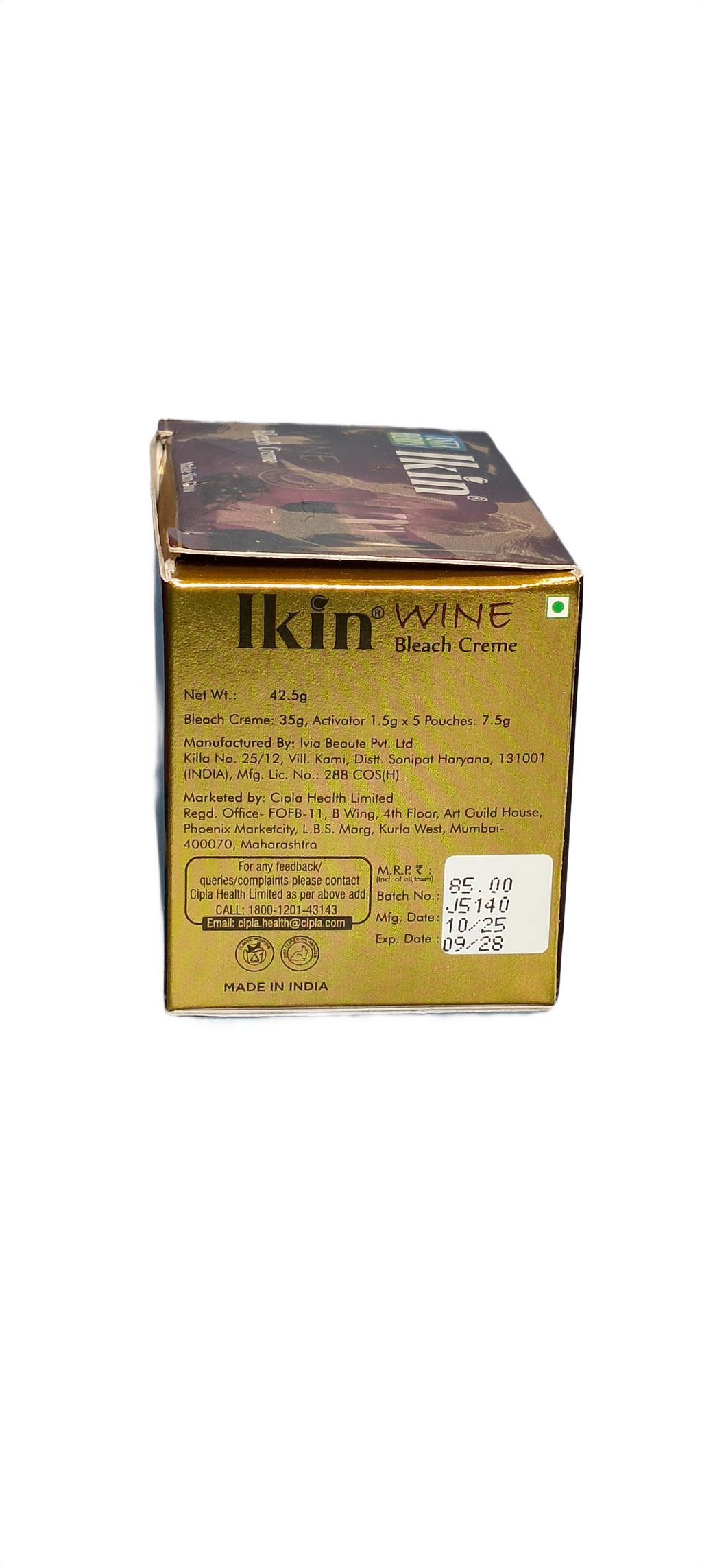 ASTA BERRY IKin WINE Bleach creme (CIPLA HEALTH) Basket Deliveries