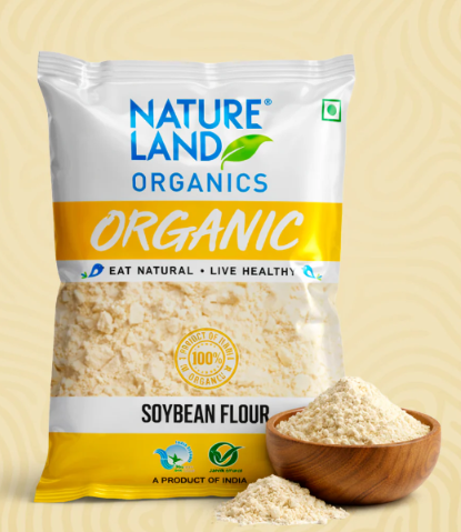 NATURE LAND ORGANIC SOYABEAN FLOUR