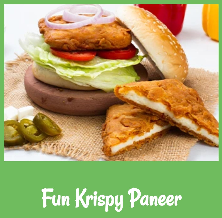 FUN KRISPY PANEER BURGER (VEG)