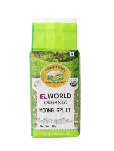 EL WORLD ORGANIC MOONG SPLIT