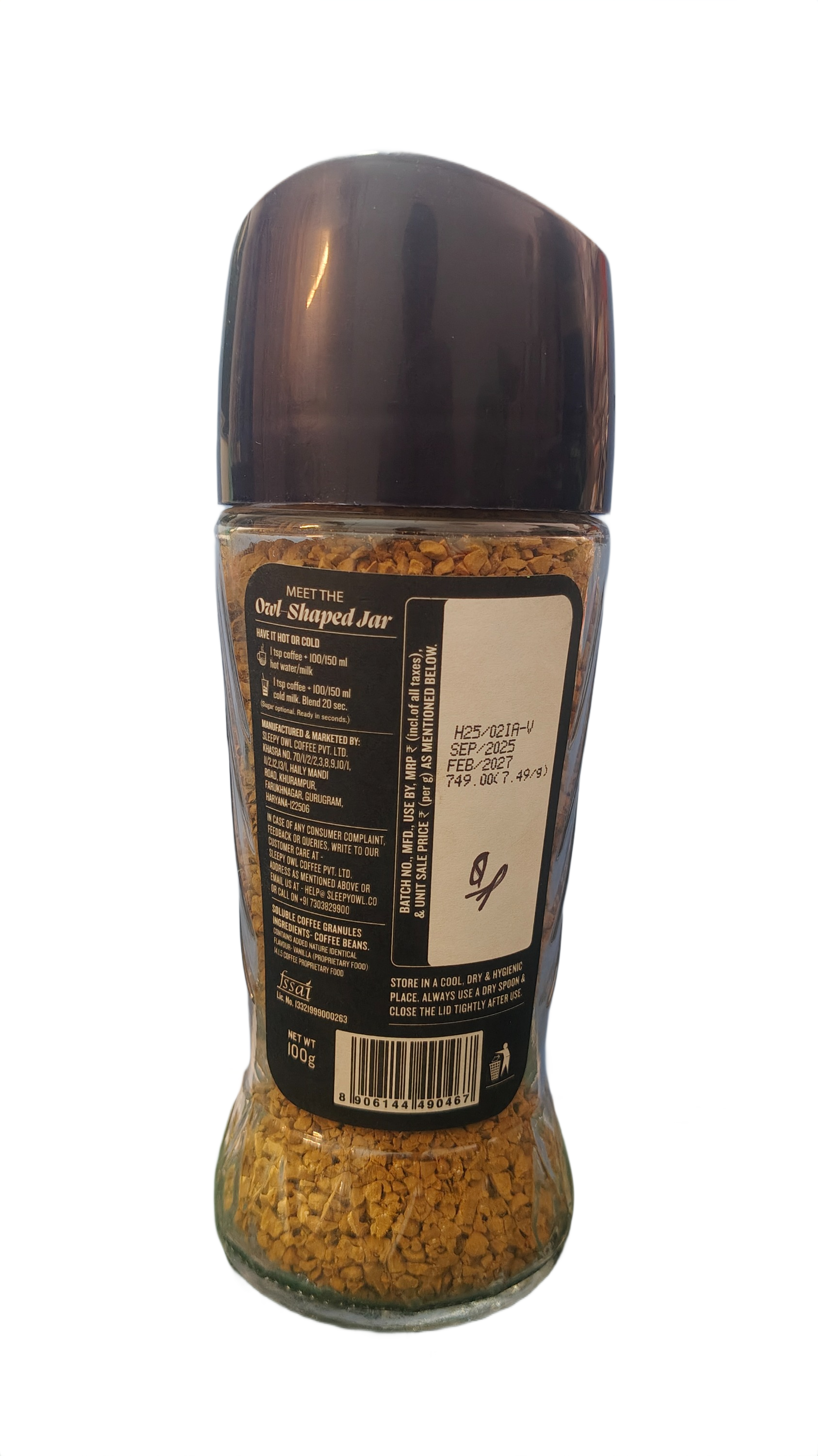 French Vanilla SLEEPY OWL COFFEE