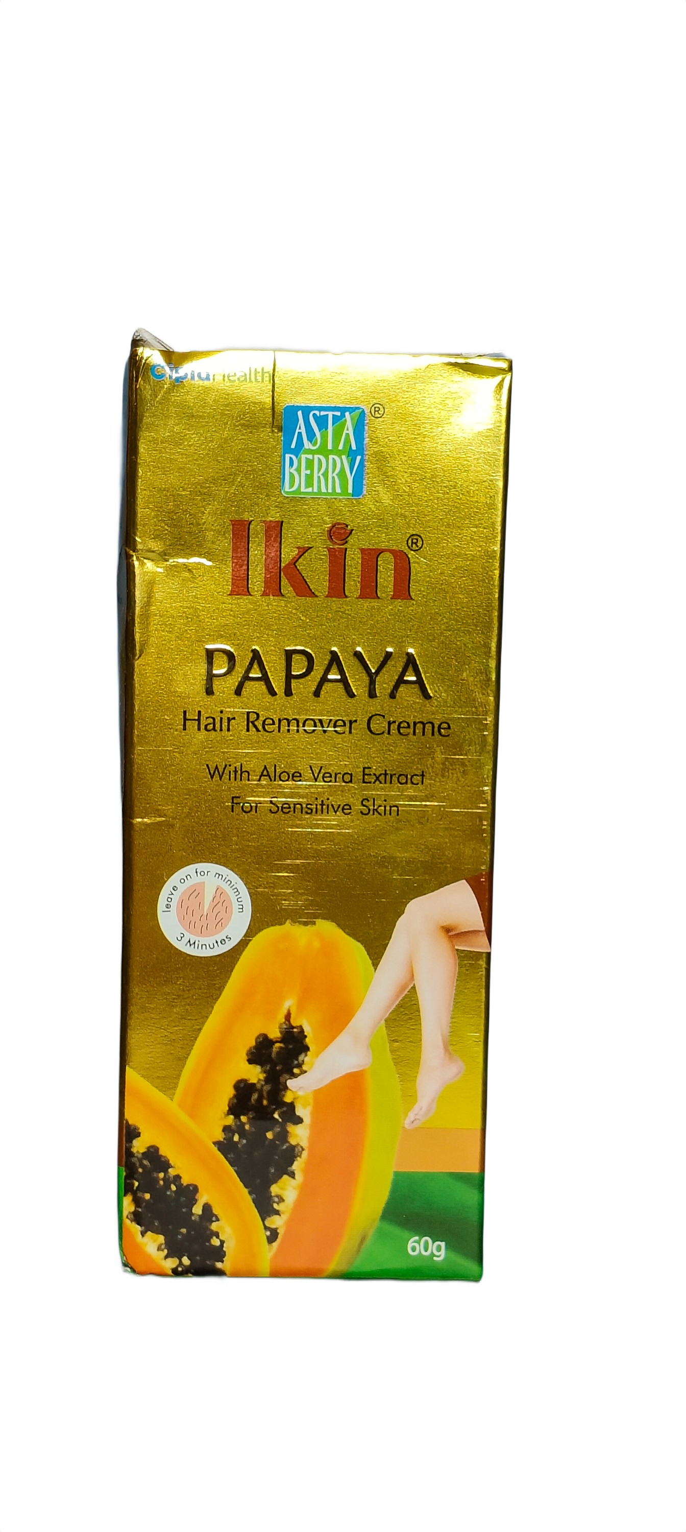 ASTA BERRY IKin PAPAYA  Hair remover cream (CIPLA HEALTH) Basket Deliveries
