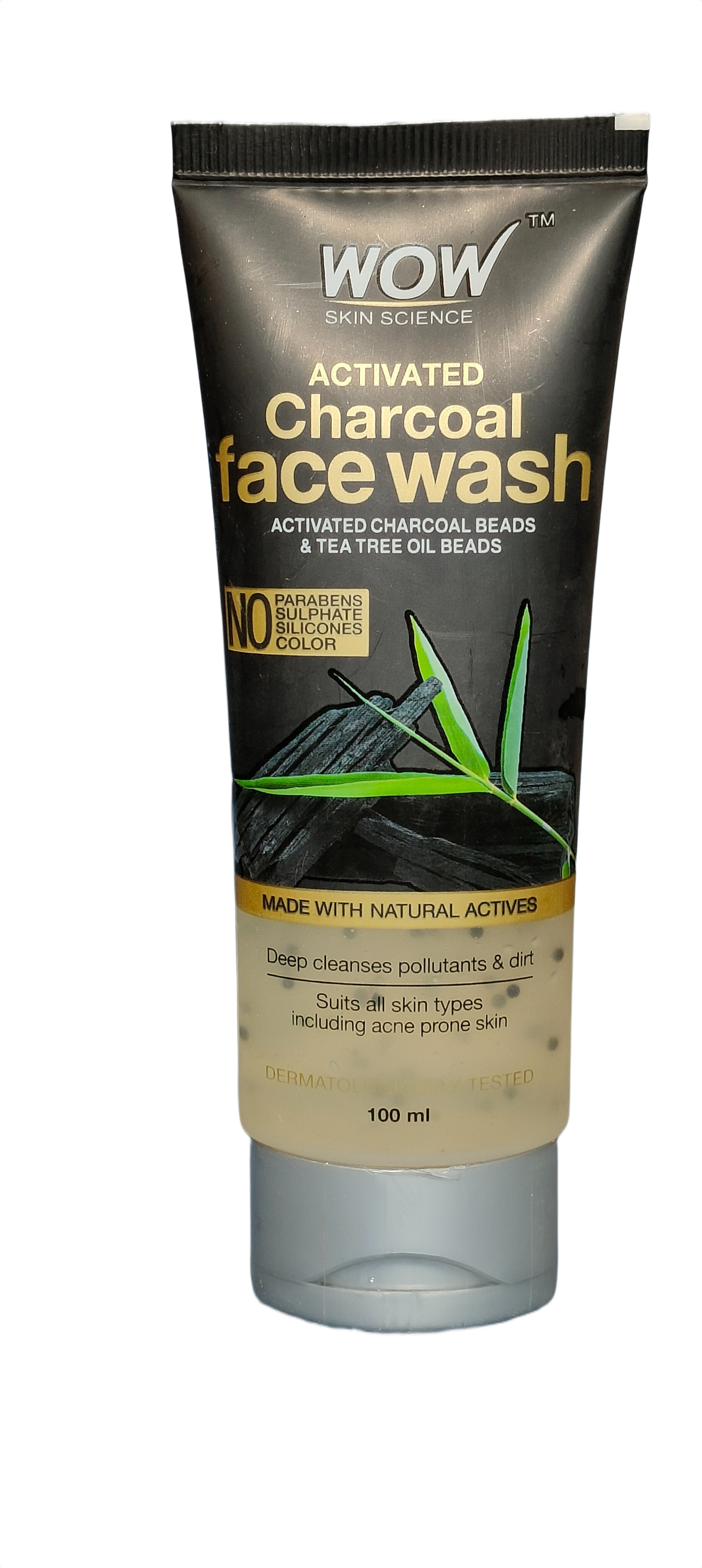 Wow skin care ACTIVATED CHARCOAL FACE WASH Basket Deliveries