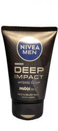 NIVEA MEN DEEP IMPECT INTENSE CLEAN FACE AND BEARD WASH BLACK CARBON Basket Deliveries