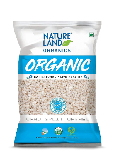 NATURE LAND ORGANIC URAD SPLIT WASHED
