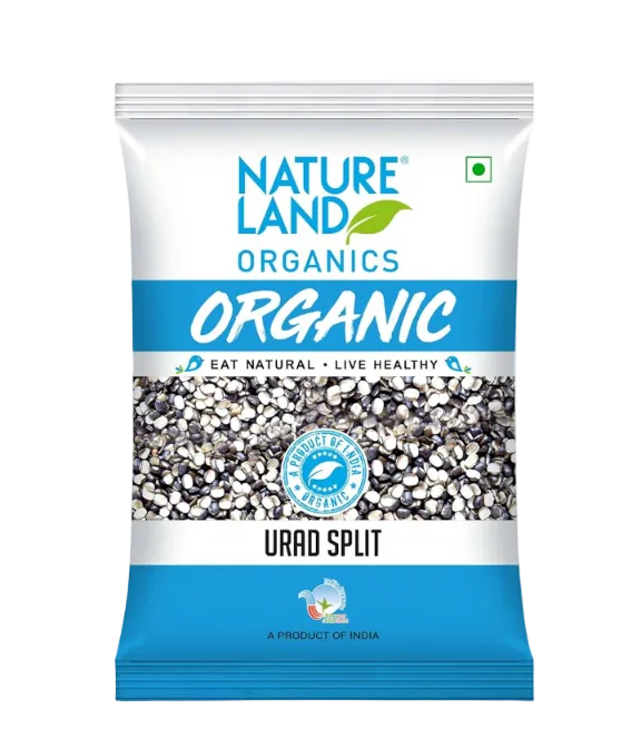 NATURE LAND ORGANIC URAD SPLIT PULSES