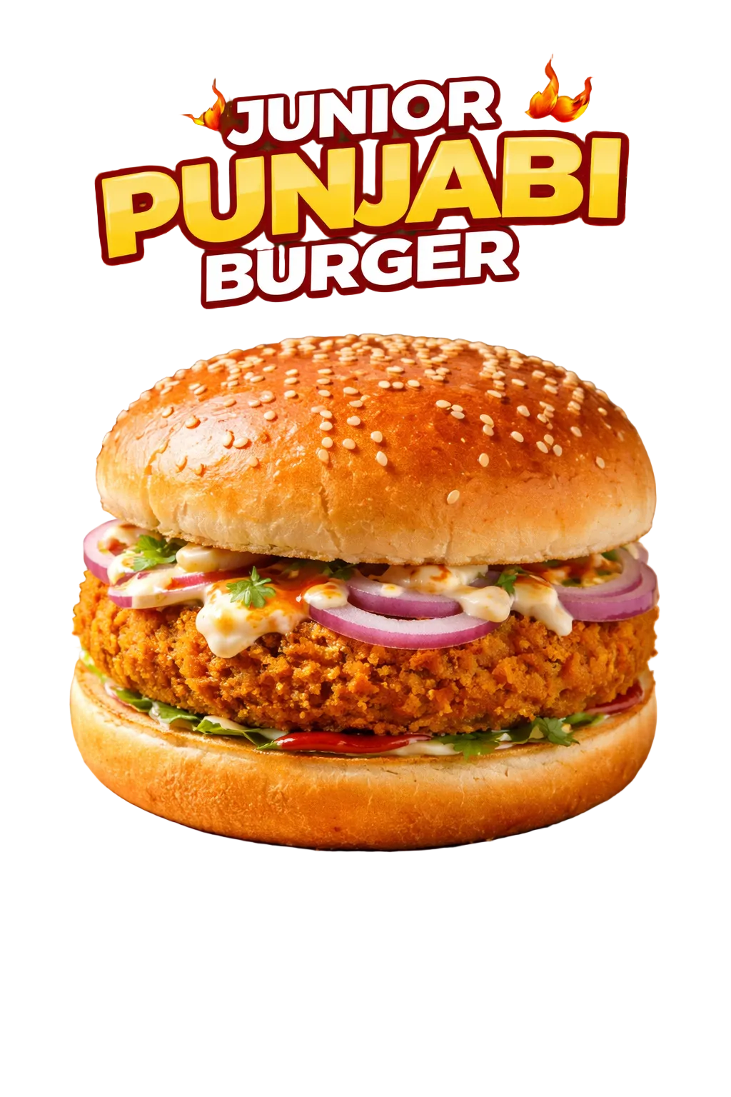 JUNIOR PUNJABI BURGER (VEG)
