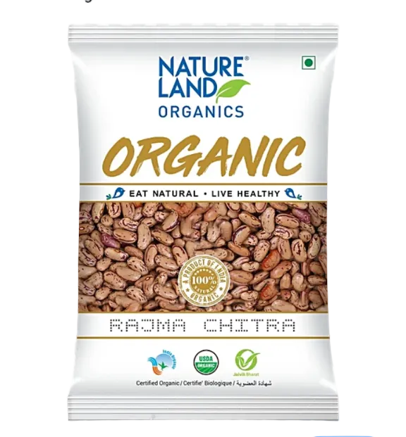 NATURE LAND ORGANIC RAJMA CHITRA PULSES