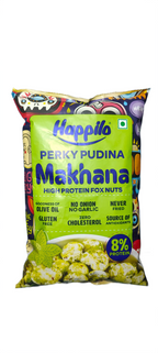 HAPPILO PERKY PUDINA MAKHANA HIGH PROTEIN FOX NUTS Basket Deliveries