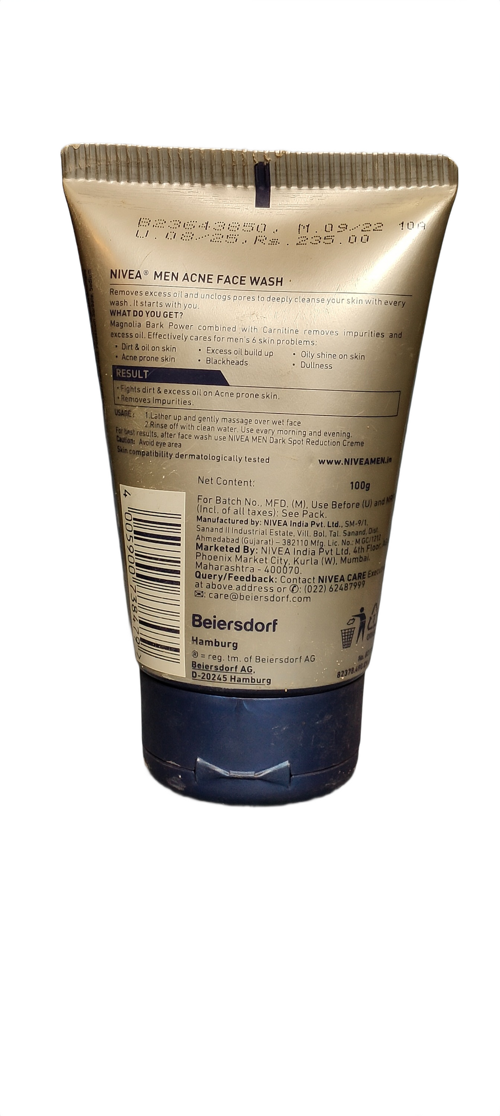 NIVEA MEN ACNE FACE WASH Basket Deliveries