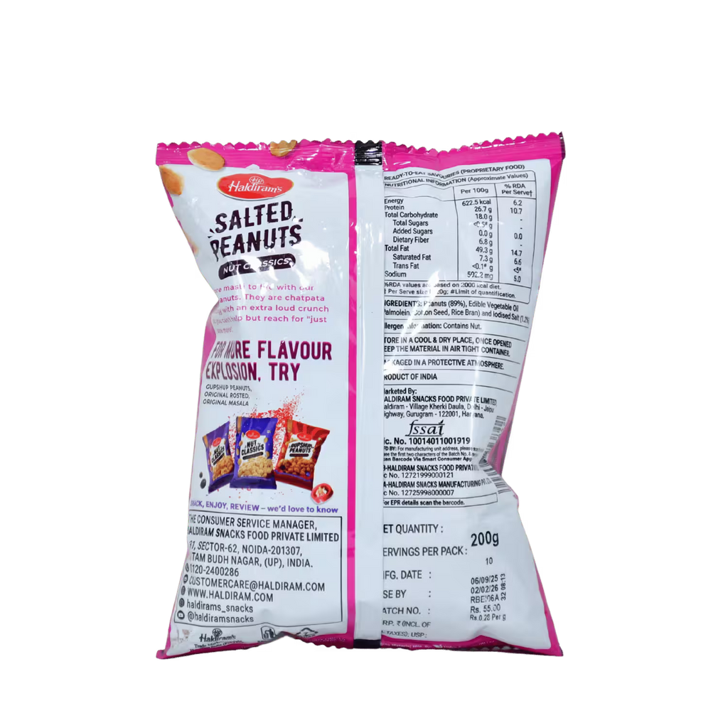 Salted Peanuts Haldirams Basket Deliveries
