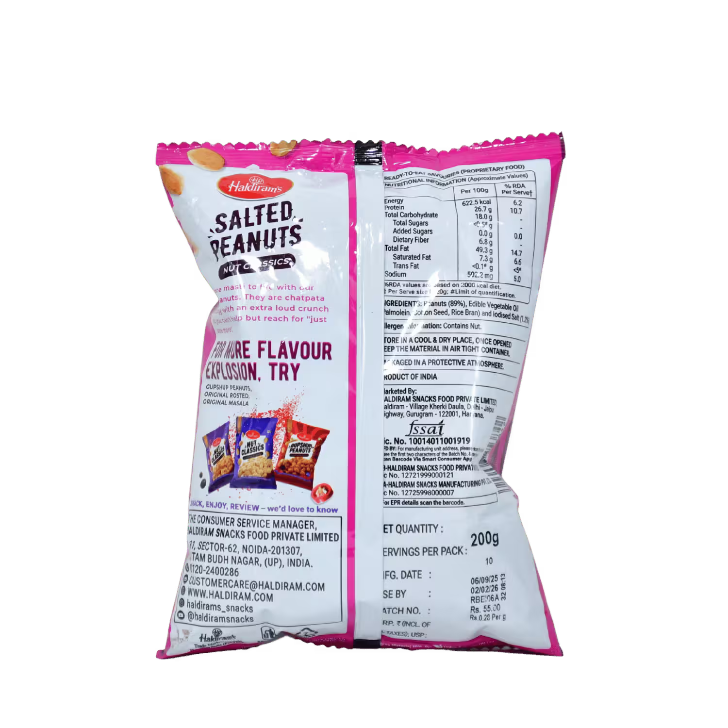 Salted Peanuts Haldirams Basket Deliveries