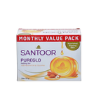 Santoor Pureglo Bathing Bar Almond Oil and Glycerine Basket Deliveries