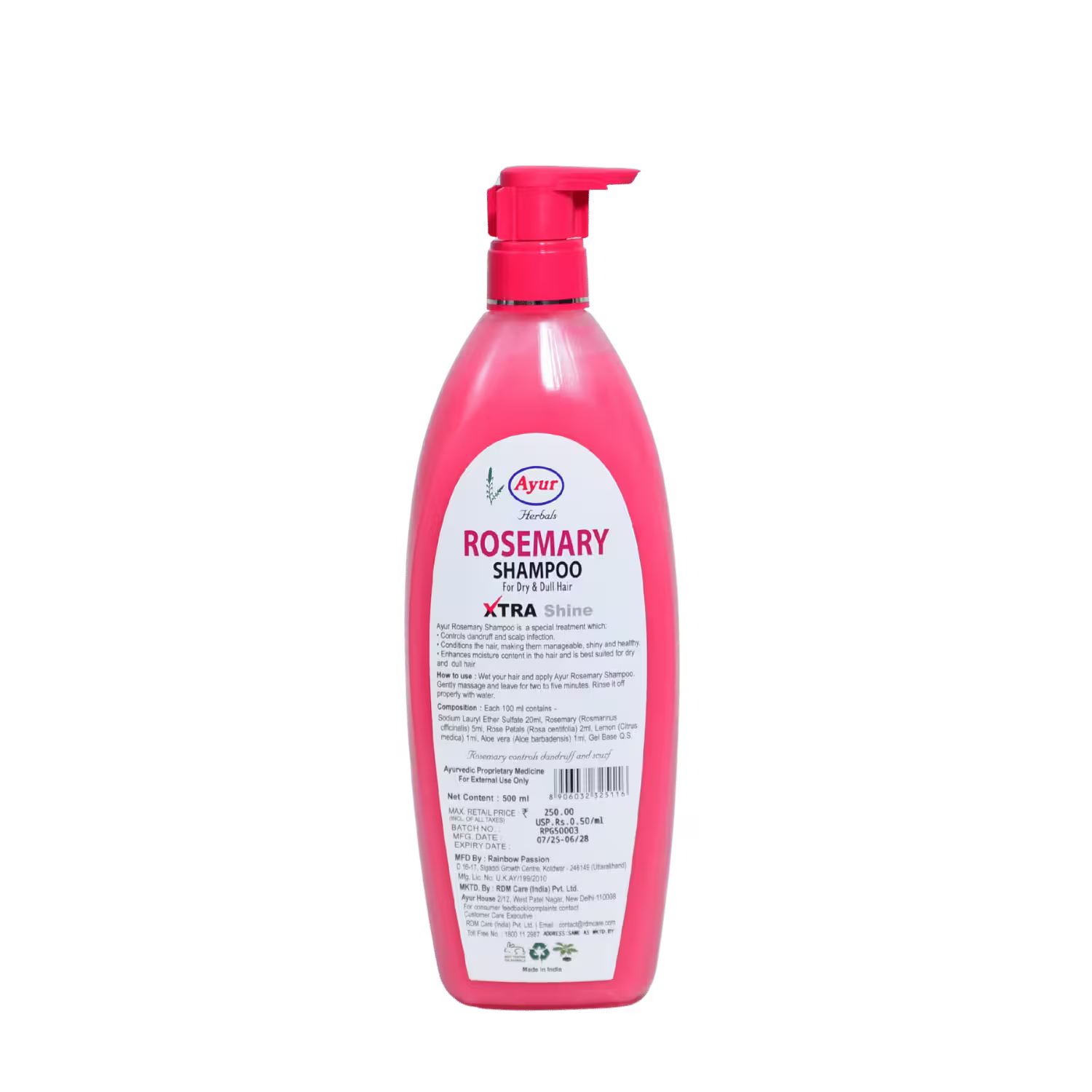 Shampoo Rosemary Ayur Basket Deliveries