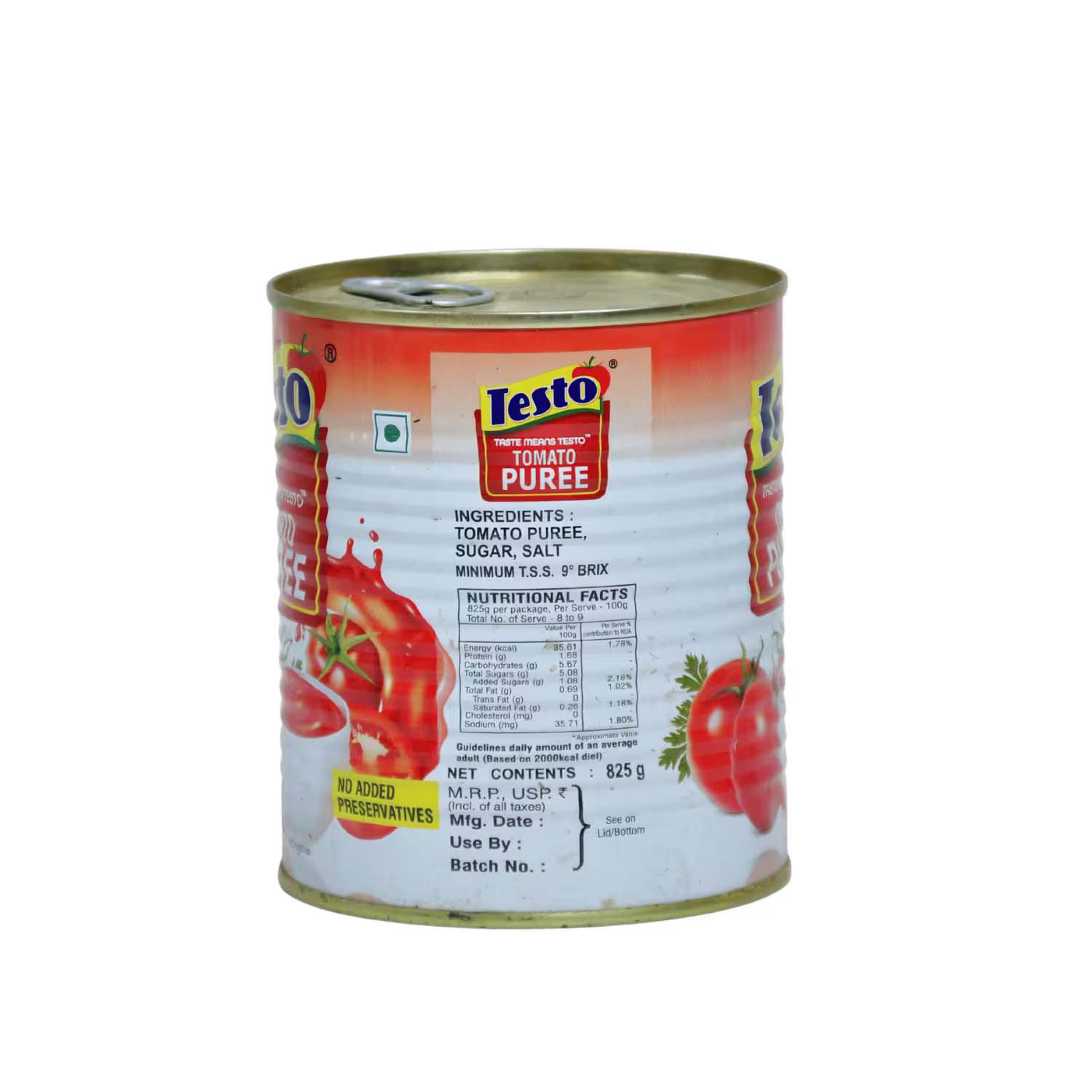 Tomato Puree Testo Basket Deliveries