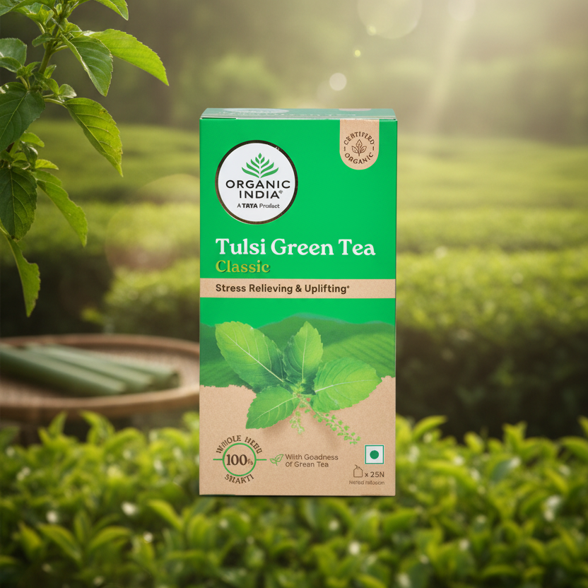 Tulsi Green Tea Classic Basket Deliveries