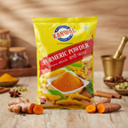 Front Turmeric Powder Kanwal Kashmir Flavour Basket Deliveries